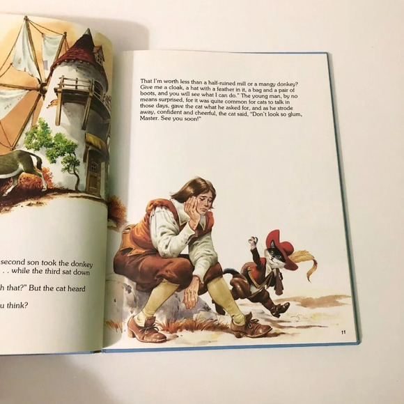 Vtg Great Fairy  Tale Classics The Story of Puss in Boots and Other Tales Book - Picture 12 of 16